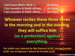 They will suffice him (as a protection) against everything
