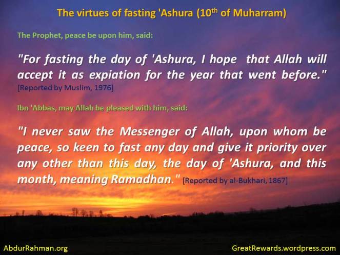 The virtues of fasting 'Ashura The virtues of fasting 'Ashura